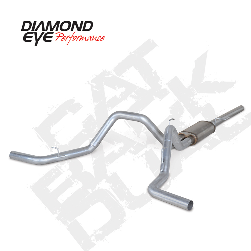 Ford F150 Performance Exhaust - Diamond Eye Performance - Catback Dual AL - `04-`08